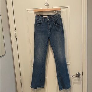 Pilcro Anthropologie Dark Blue Flare Jeans